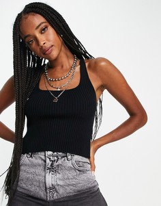 Черная майка Free People Lemon Lime-Черный цвет