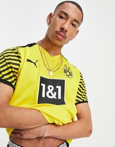 Желтая рубашка Puma Football Borussia Dortmund 21/22-Желтый