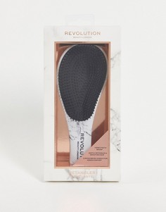 Расческа для волос с мраморным принтом Revolution Hair Detangle Me!-Бесцветный