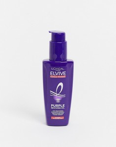 Масло для окрашенных волос LOreal Elvive Colour Protect Anti-Brassiness Purple, 100 мл-Бесцветный