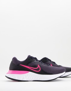 Розовые кроссовки Nike Running Renew Run 2-Розовый цвет