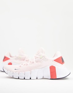Розовые кроссовки Nike Training Metcon Free 4-Розовый цвет