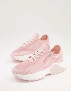 Розовые кроссовки на молнии ASOS DESIGN Darkness-Розовый цвет