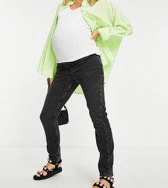 Черные джинсы в винтажном стиле New Look Maternity-Черный цвет