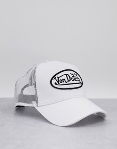 Белая кепка Von Dutch-Белый