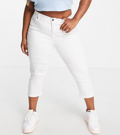 Белые укороченные джинсы Simply Be-Белый