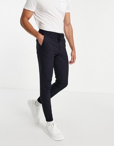Темно-синие джоггеры скинни ASOS DESIGN-Темно-синий
