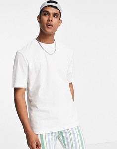Белая oversized-футболка из органического хлопка Burton-Белый