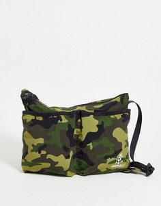 Сумка с камуфляжным принтом в утилитарном стиле Gramicci-Зеленый цвет