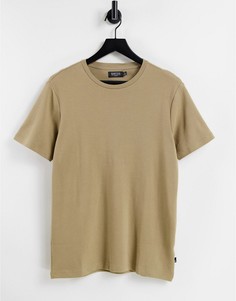 Светло-бежевая футболка с короткими рукавами Burton-Светло-бежевый цвет