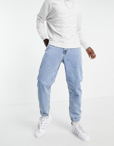 Выбеленные джинсовые джоггеры Topman-Голубой