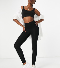 Черные леггинсы ASOS DESIGN Tall-Черный цвет