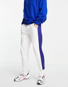 Oversized-джоггеры с боковыми полосками от комплекта ASOS DESIGN-Белый