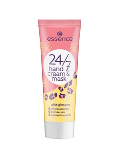 Маска и крем essence, 2 в 1 Hand Cream & Mask - 24/7