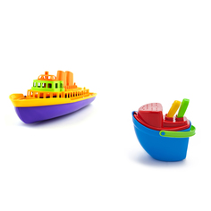 Игровой набор Karolina Toys Песочный набор Пароходик+ Игрушка Кораблик