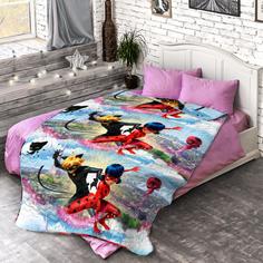 Покрывало стеганое "Непоседа" 145х200 "Леди Баг" Леди Баг и Супер Кот 16022 Тейковский ХБК