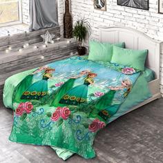 Покрывало стеганое "Непоседа" 145х200 "Холодное сердце" Анна и Эльза 16037 Тейковский ХБК