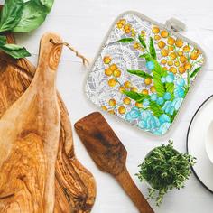 Прихватка рогожка 18х18 "Mia Cara" рис 35019-1 Тейковский ХБК