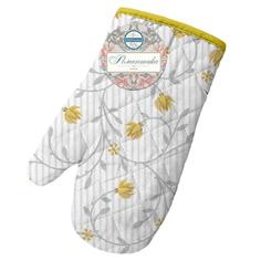 Прихватка-рукавица рогожка 18х28 "Романтика" Аромат жасмина Тейковский ХБК