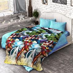 Покрывало стеганое "Непоседа" 145х200 "Мстители" Мстители 9037 Тейковский ХБК