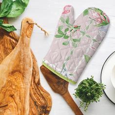 Прихватка-рукавица рогожка 18х28 "Романтика" Весеннее пробуждение рис 30232 вид 2 new Тейковский ХБК