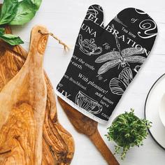 Прихватка-рукавица рогожка 18х28 "Романтика" Гретта Версаль рис 30098 вид 3 new Тейковский ХБК