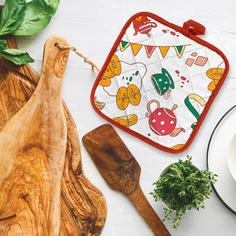 Прихватка рогожка 18х18 "Mia Cara" рис 30365-2 Тейковский ХБК