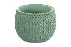 Кашпо SPLOFY BOWL 29 см со вставкой, мятный Prosperplast