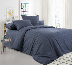 Покрывало "Графитовый камень" из перкали 160х210 стеганое Текс Дизайн