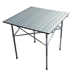 Стол туристический реечный 70*70*70 см (Алюмин) 272-018 No Brand