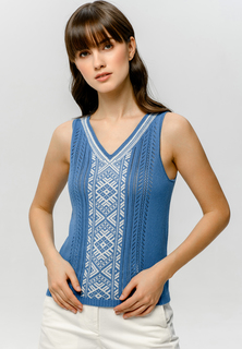 Майка женская Scandica Marie синяя 42 RU