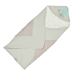 Одеяло-конверт Baby Fox Цветок, летнее, серое, 90х90 см