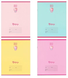 ACTION! Тетрадь ACTION! 12 листов линейка HELLO KITTY 4 дизайна