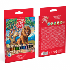 Фломастеры ArtBerry 38564 Easy Washable 12 цветов