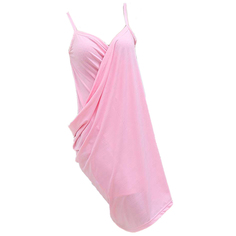 Платье-полотенце банное Blonder Home, 70x140 см, розовое, TOWEL-02