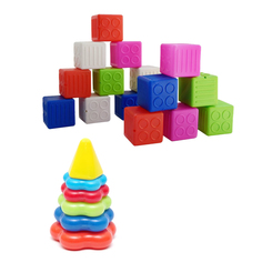 Развивающие игрушки для малышей 2в1 40-0046+К-003 Carolina Toys