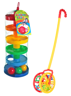 Набор развивающий: Игра и Каталка 15001и40-0032 Биплант