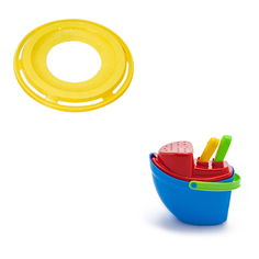 Игровой набор Karolina Toys Песочный набор Пароходик+ Летающий диск