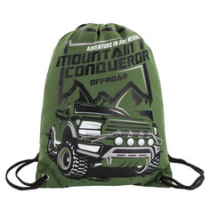 Мешок для обуви Brauberg Mountain conqueror Premium, подкладка, светоотражатели, 43*33 см