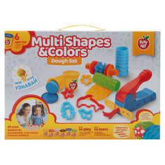 Набор теста для лепки Play art Мультиформы и цвета