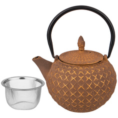 Заварочный чайник чугунный с эмалированным покрытием внутри 850 мл Lefard 734-078