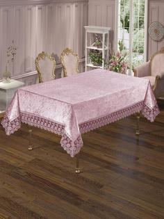Скатерть DO&CO Французский С гипюром 160x220 ANTIK, пудра