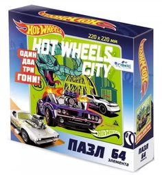 Пазл Hot Wheels. Город, 64 элемента Origami 05904