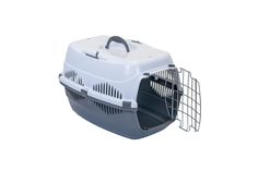 Переноска PetTails, серия "Спутник-1" (до 9 кг) 43 х 29 х 27,5 см белая