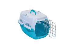 Переноска PetTails, серия "Спутник-1" (до 9 кг) 43 х 29 х 27,5 см бирюзовая