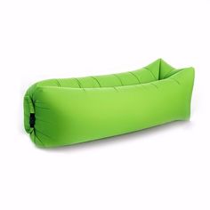 Надувной диван лежак 240см*70см (матрас-гамак) зеленый Baziator