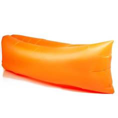 Надувной диван лежак 240см*70см (матрас-гамак) оранжевый Baziator