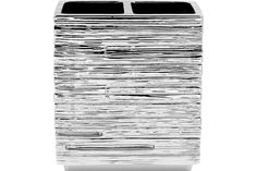 Двойной стакан RIDDER Brick silver 22150227 настольный, полирезин