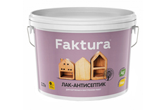 Лак-антисептик FAKTURA золотой дуб, ведро 2,7 л