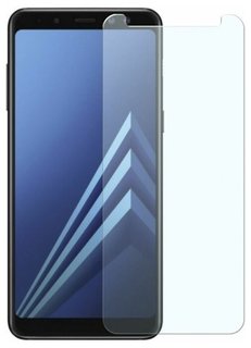 Защитное стекло (без рамки) Full Glue для Samsung Galaxy A8 2018, прозрачное Inaks